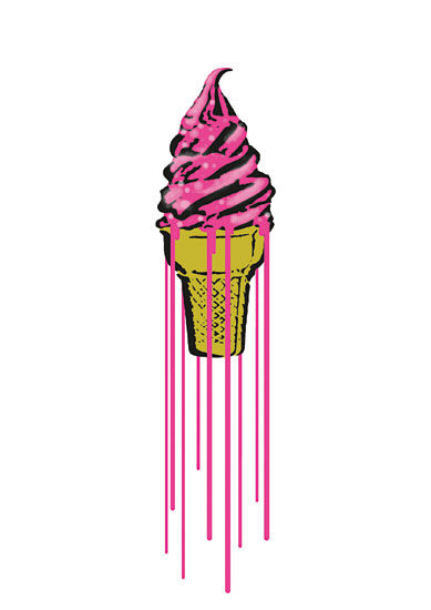 Bild "Cherry Icecream" (2015) von ELIOT theSuper
