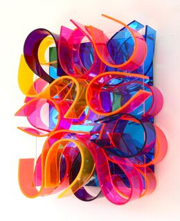 Objet mural « Kringelment_Blue III » (2026) (Pièce unique) de Selcuk Dizlek