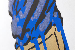 Bild "Blue Glitter Icecream" (2015) von ELIOT theSuper
