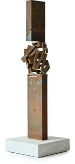 Skulptur "Drehung XXX" (2022), Stahl