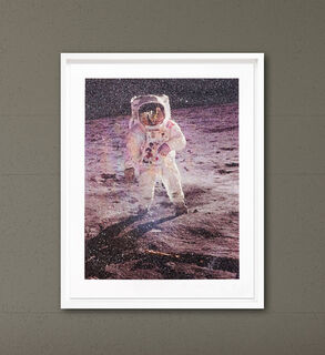 Picture "Man on the Moon" (2023) by Russell Young