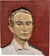 Picture "Untitled (Man with Red Background)" (2011) (Unique piece)