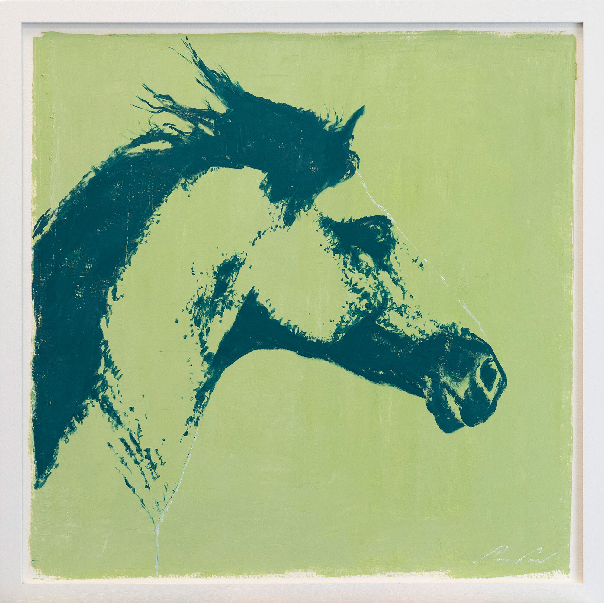 Picture "Series Bright Spot | Horse" (2022) (Unique piece) by Lezzueck Coosemans