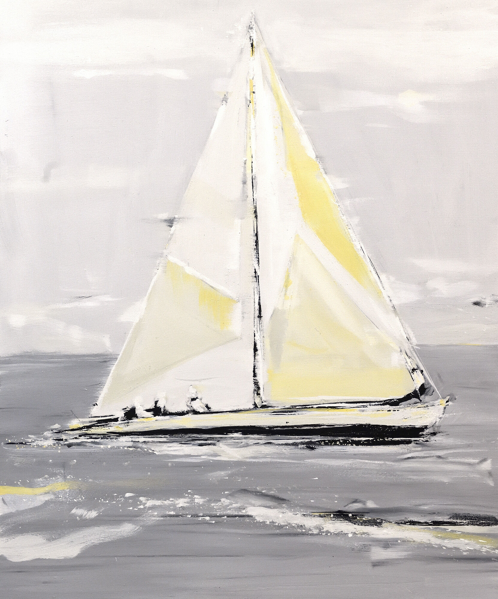 Picture "Yacht-3-sea-icons" (2026) (Unique piece) by Lars Teichmann