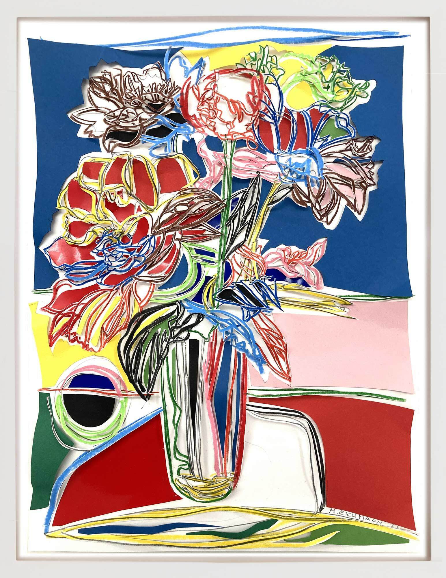 Bild "Blumen August II" (2022) (Unikat) von Marion Eichmann