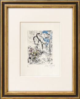 Bild "Nature morte au grand oiseau" (1968) von Marc Chagall