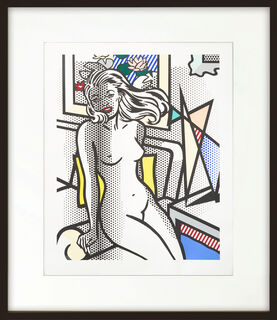 Bild "Nude With Yellow Pillow (From the Nudes Serie)" (1994) von Roy Lichtenstein