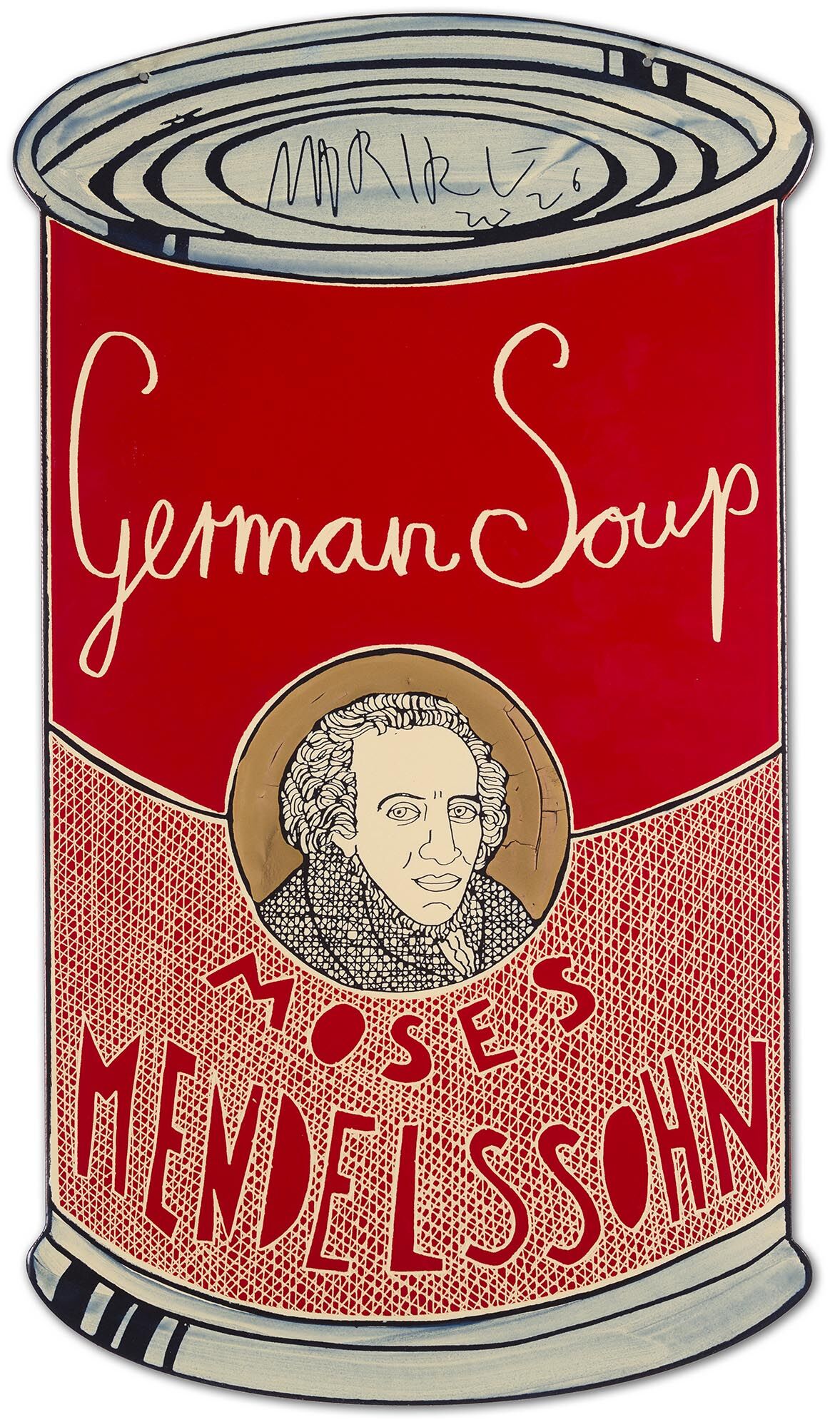 Object "German Soup, Moses Mendelssohn" (2026) (Unique piece) by Moritz Götze