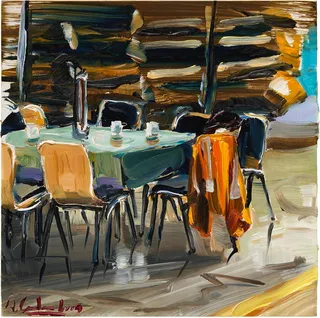 Bild "Empty Chairs" (Unikat)