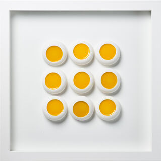 Bild "Welcome to White (and yellow)" (2022) (Unikat) von Mandy Wiesener