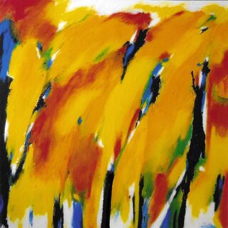 Tableau "Été indien" (2025) (Pièce unique) de Brigitte Hoeppe