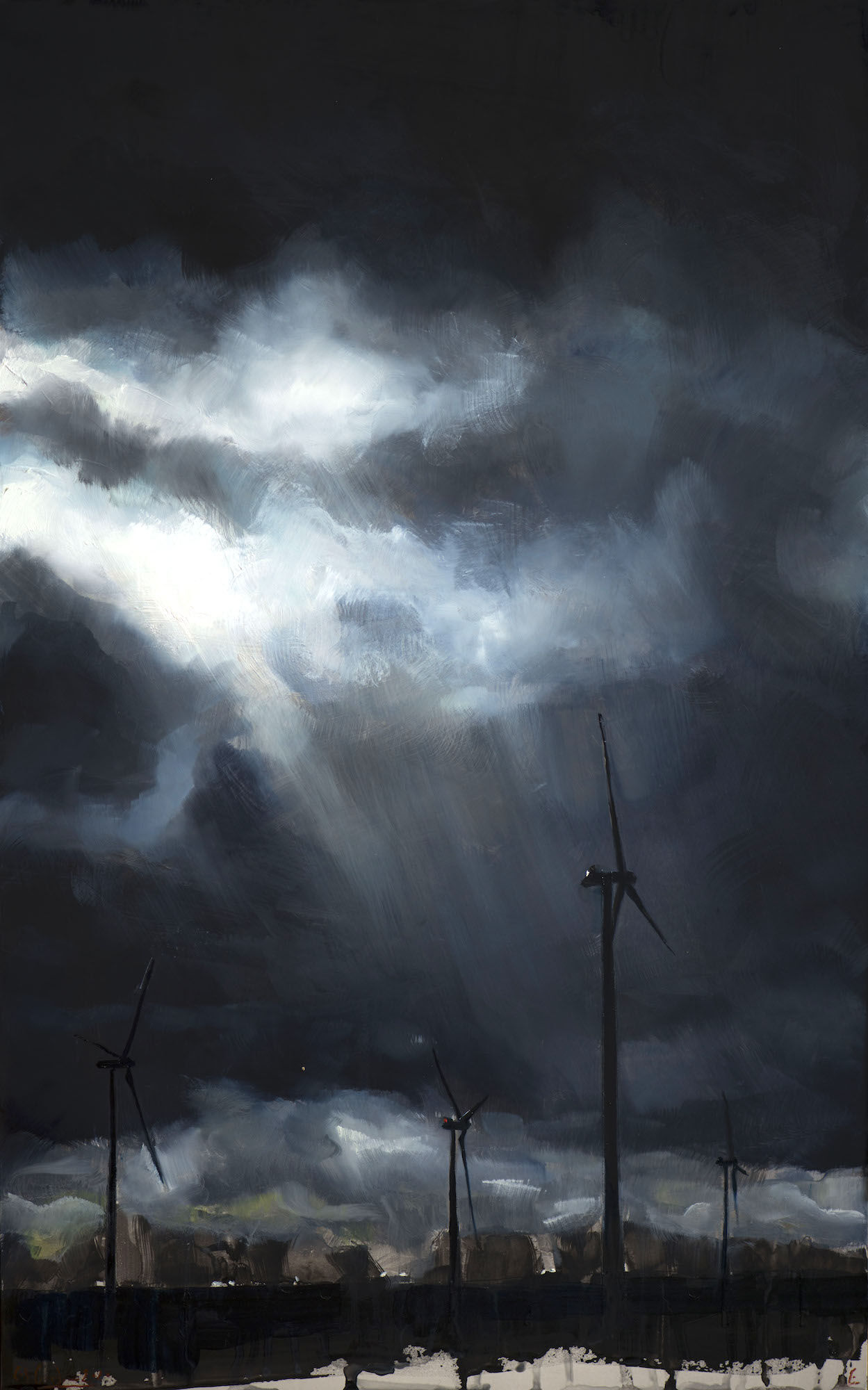 Picture "Energy Fields" (2020) (Unique piece) by Edward B. Gordon