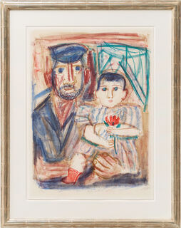Bild "Hafenarbeiter mit Kind" (1968)