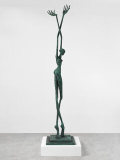Skulptur "Geschraubt" (2013) von Helge Leiberg