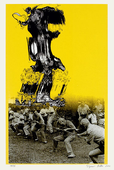 Picture "The Devil of Berlin" (2001) by Sigmar Polke