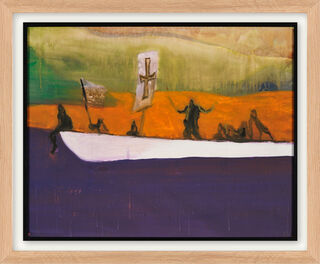 Picture "Canoe-Island" (2000) by Peter Doig