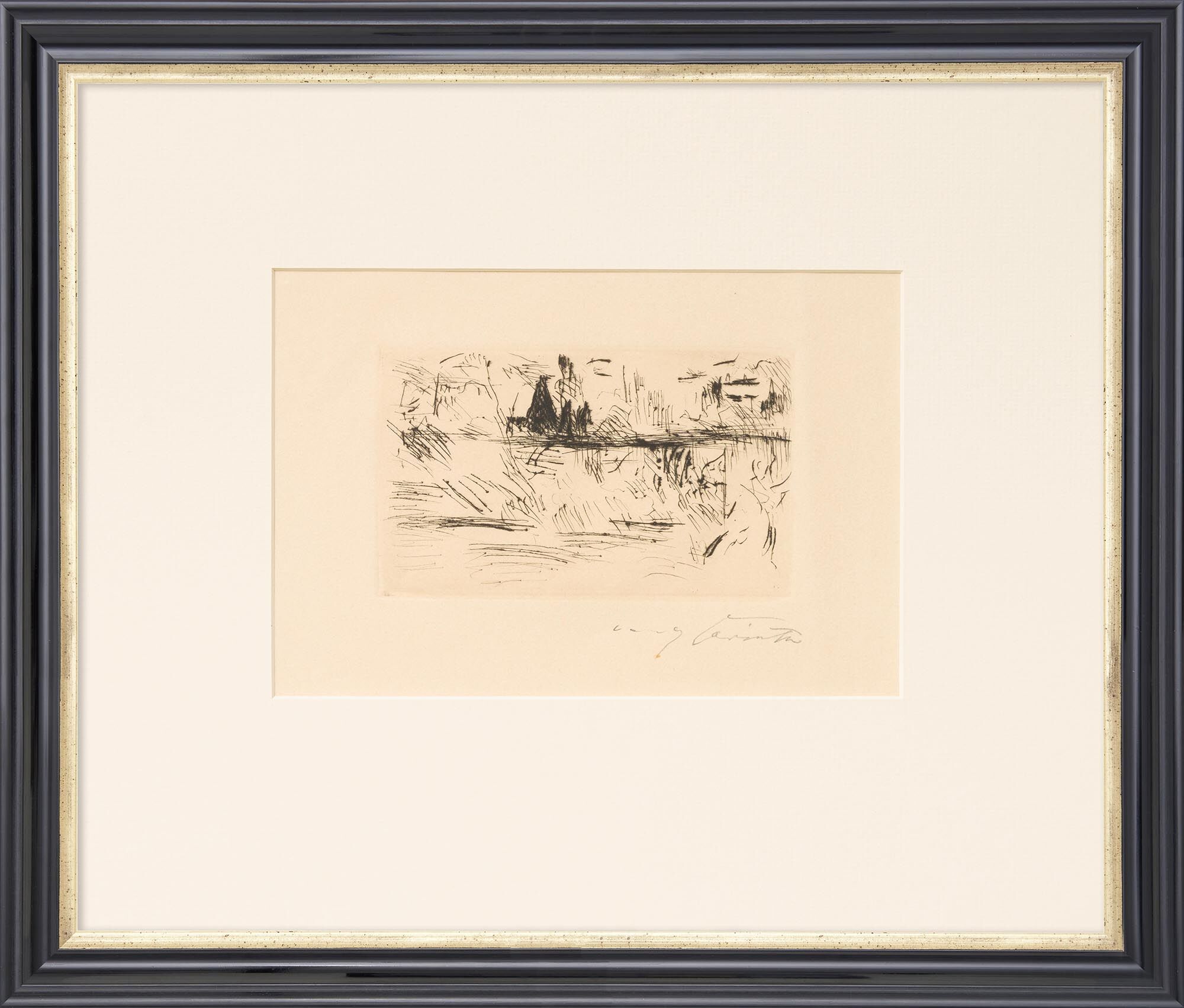 Bild "Der neue See" aus "Der Tiergarten" (1920/21) von Lovis Corinth