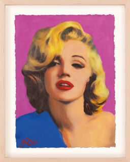 Picture "STUDY FOR PAINTING MARILYN" (2023) (Unique piece) by James Francis Gill