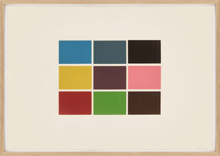 Bild "9 von 180 Farben" (1971) von Gerhard Richter