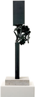 Sculpture "Rotation IV (Black)" (2024) (Unique piece)