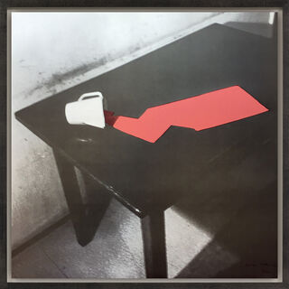 Bild "Tisch mit umgekippter Kanne I" (1970)