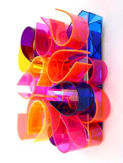 Objet mural « Kringelment_Blue III » (2026) (Pièce unique) de Selcuk Dizlek