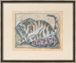 Picture "Cat" (1959) by Otto Dix