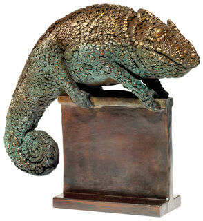 Sculpture "Chameleon", bronze