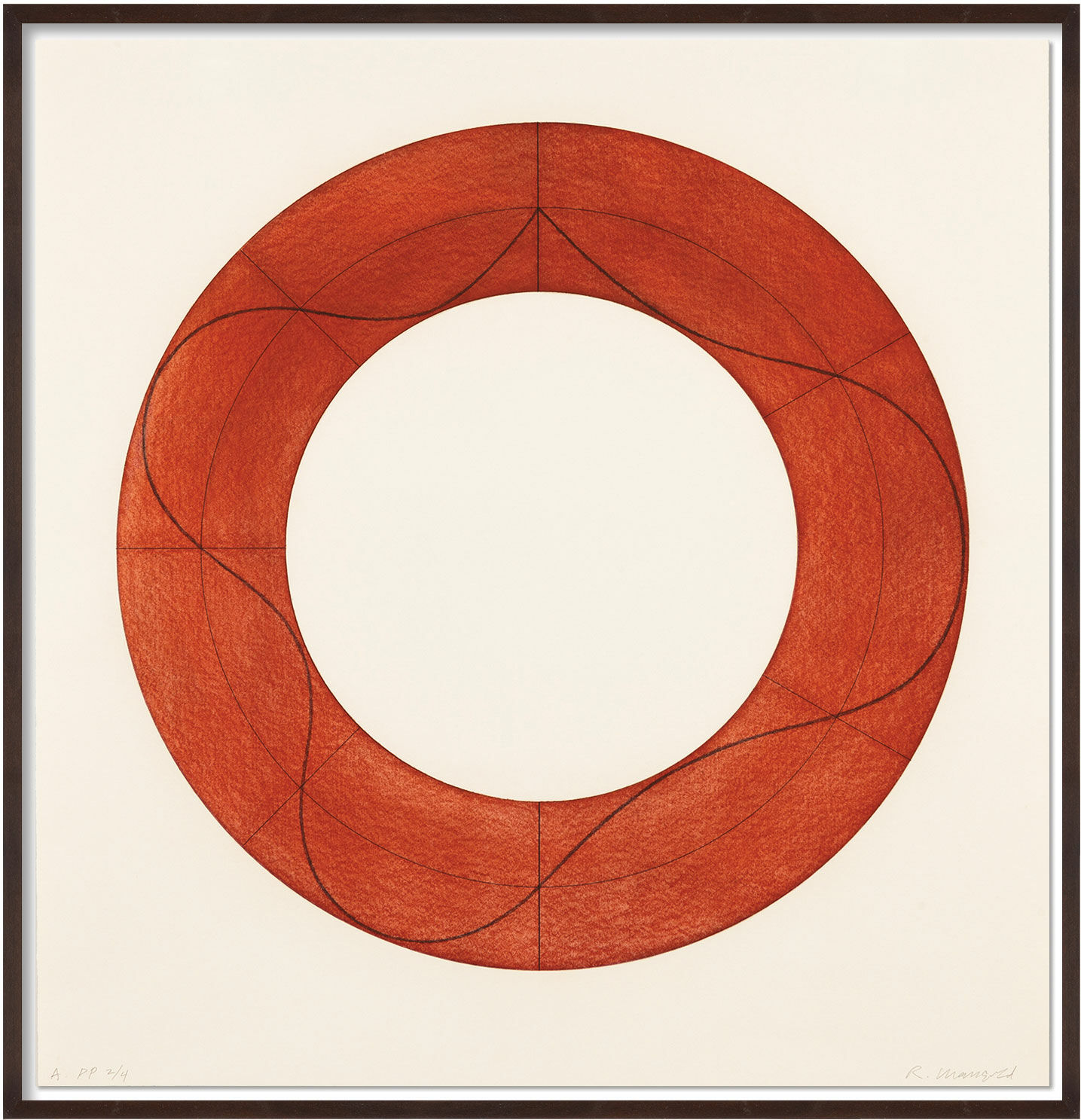 Picture "Ring Image A" (2008) by Robert Mangold