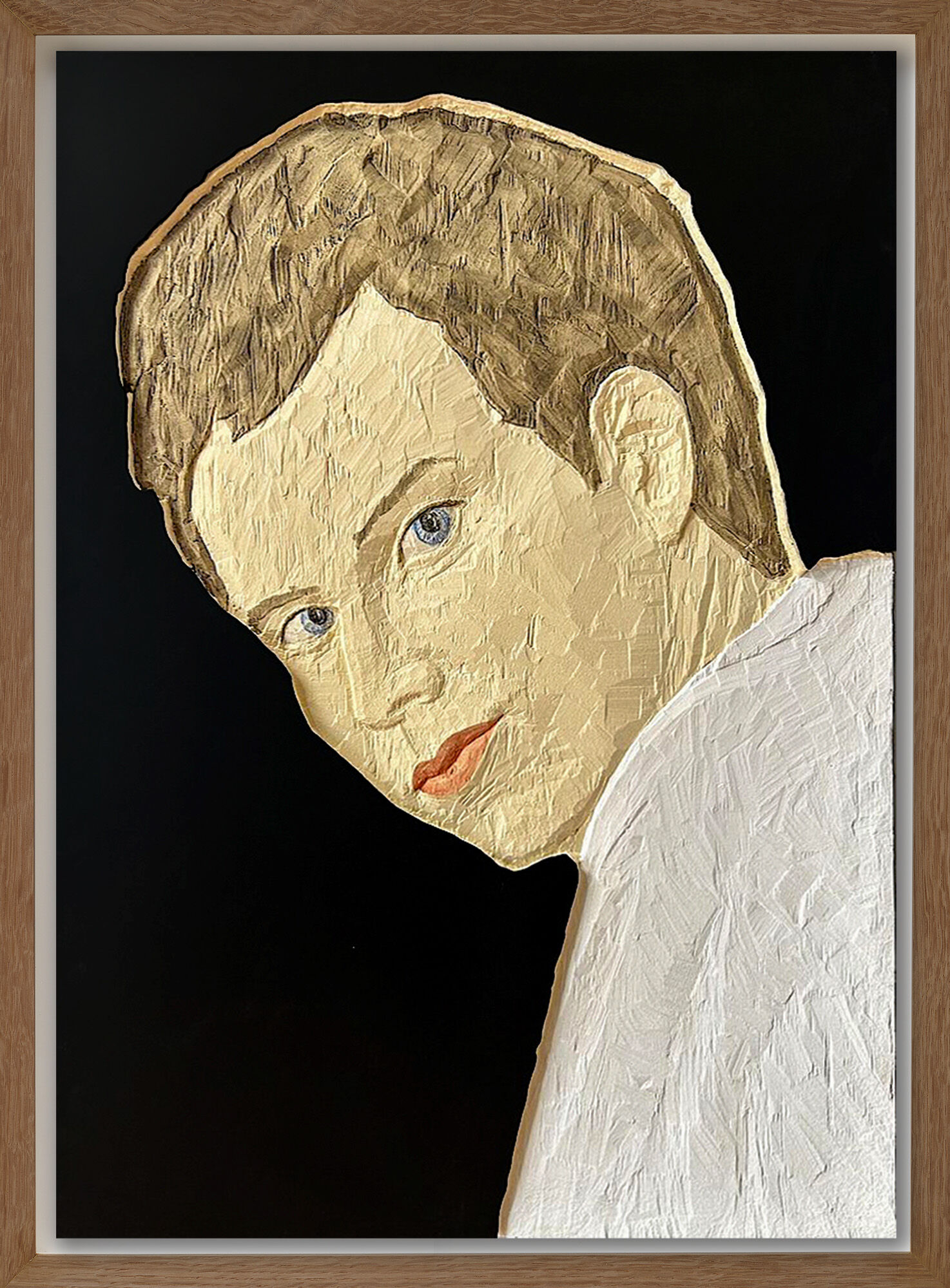 Picture "Man with White Shirt" (2023) by Stephan Balkenhol
