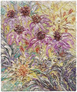 Tableau "Fleurs d'été" (2016-2023) (Pièce unique) de Ansgar Skiba