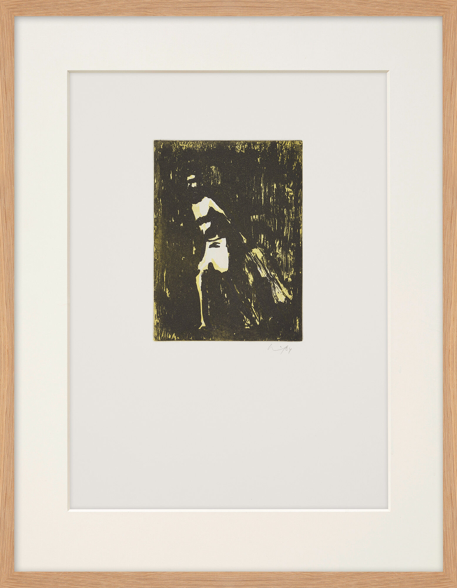 Series "Black Palm Series I Fisherman" (2004) by Peter Doig