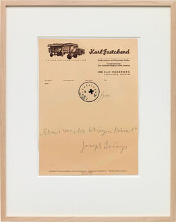 Bild "Nehmt was ihr kriegen könnt" (1972) von Joseph Beuys
