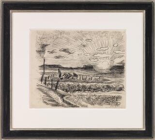 Picture "Potato Harvest" (1930) (Unique piece) by Max Pechstein