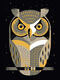 Tableau "Hibou" (2016) de Dieter Braun