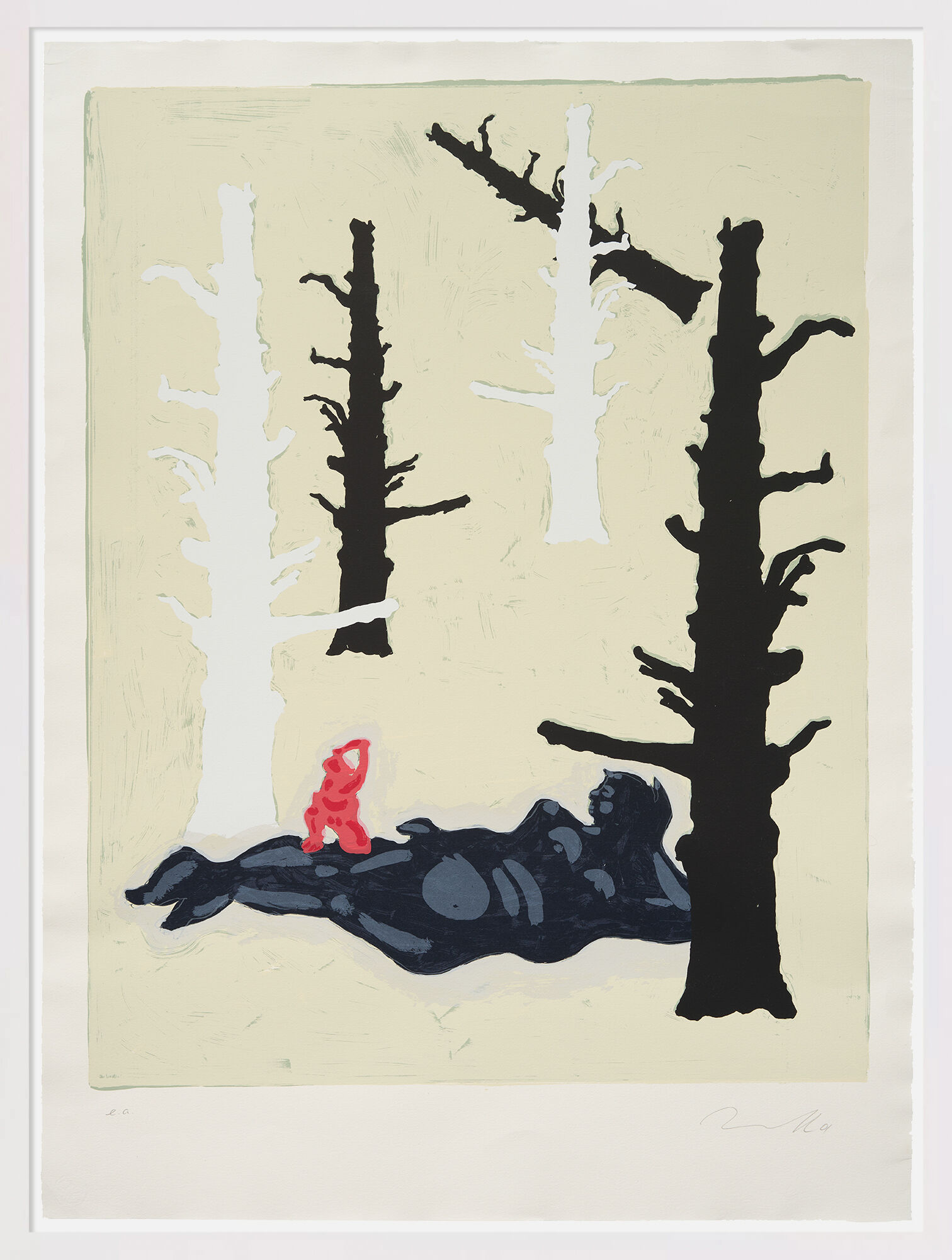 Picture "Untitled" (2001) by Jörg Immendorff