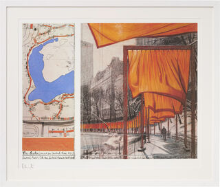 Picture "The Gates, Project for Central Park, New York City, XXIII" (2004) by Christo & Jeanne-Claude