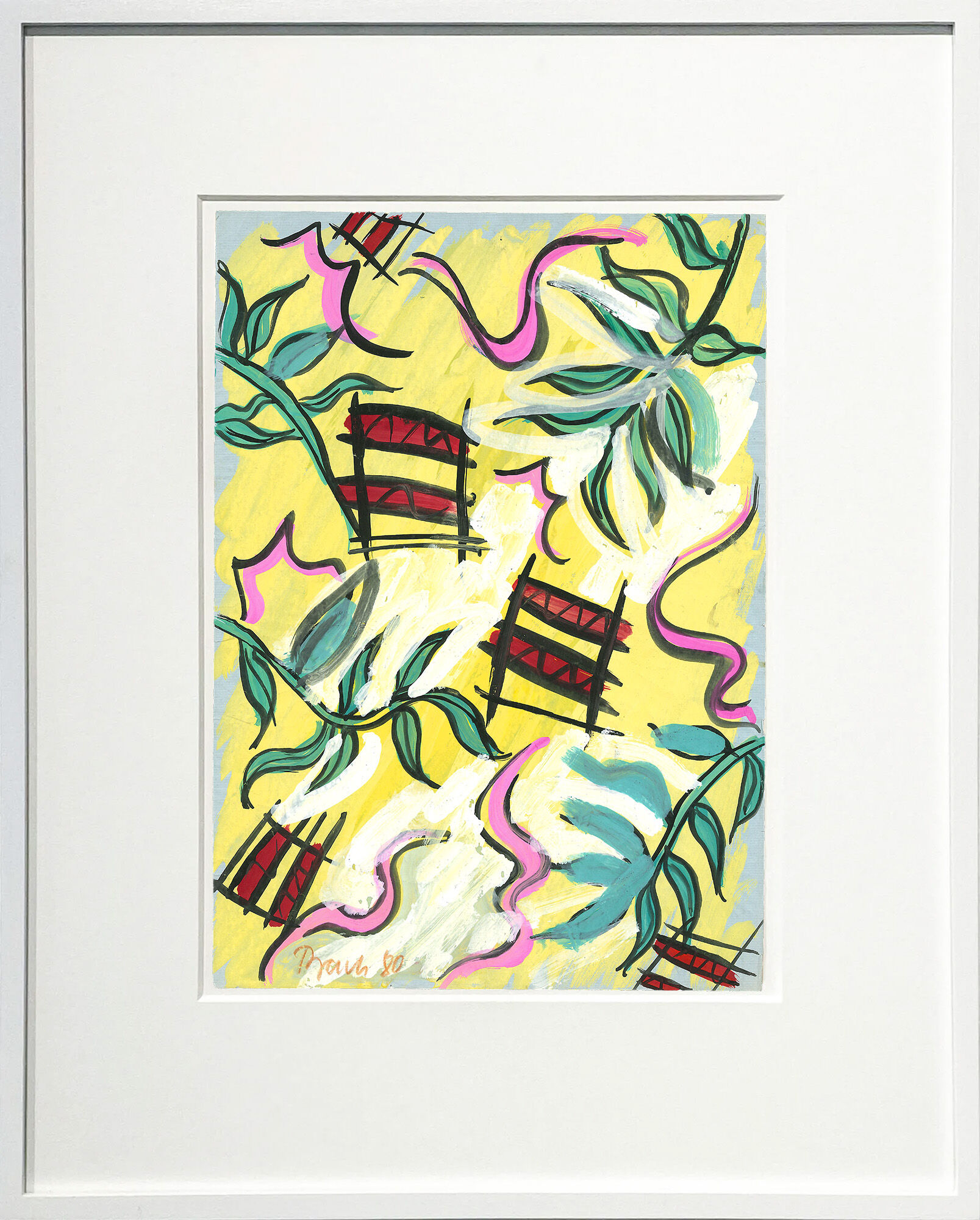 Picture "Garden" (1980) (Unique piece) by Elvira Bach