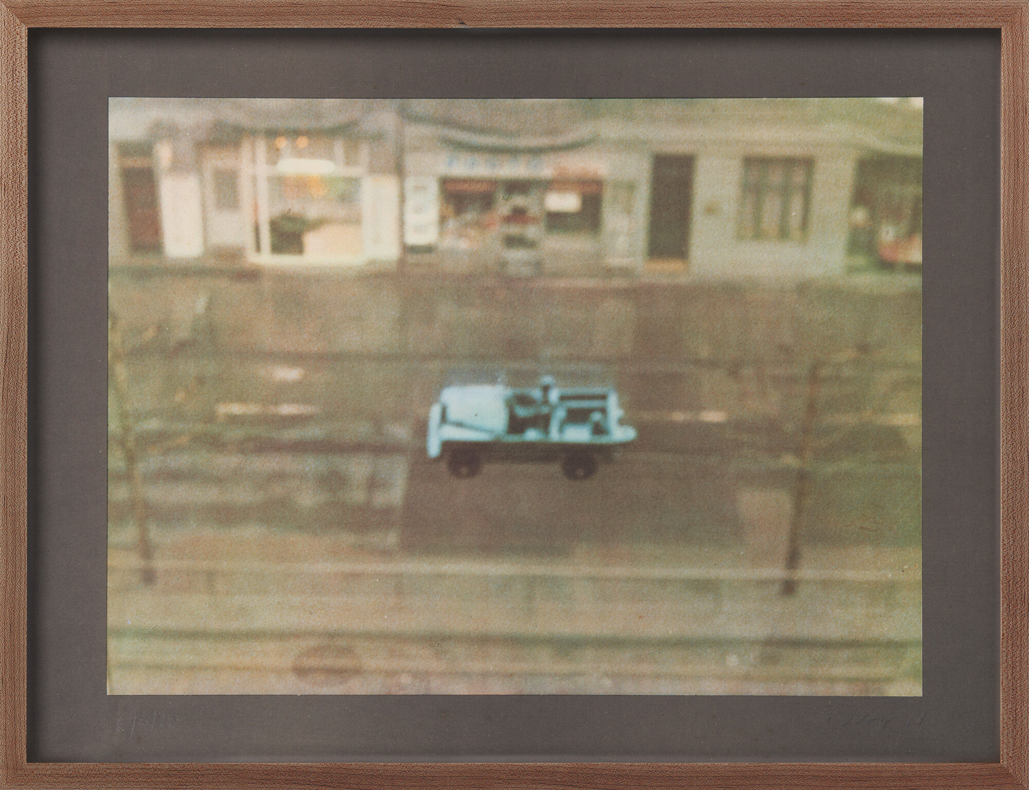 Picture "Car" (1969) by Gerhard Richter