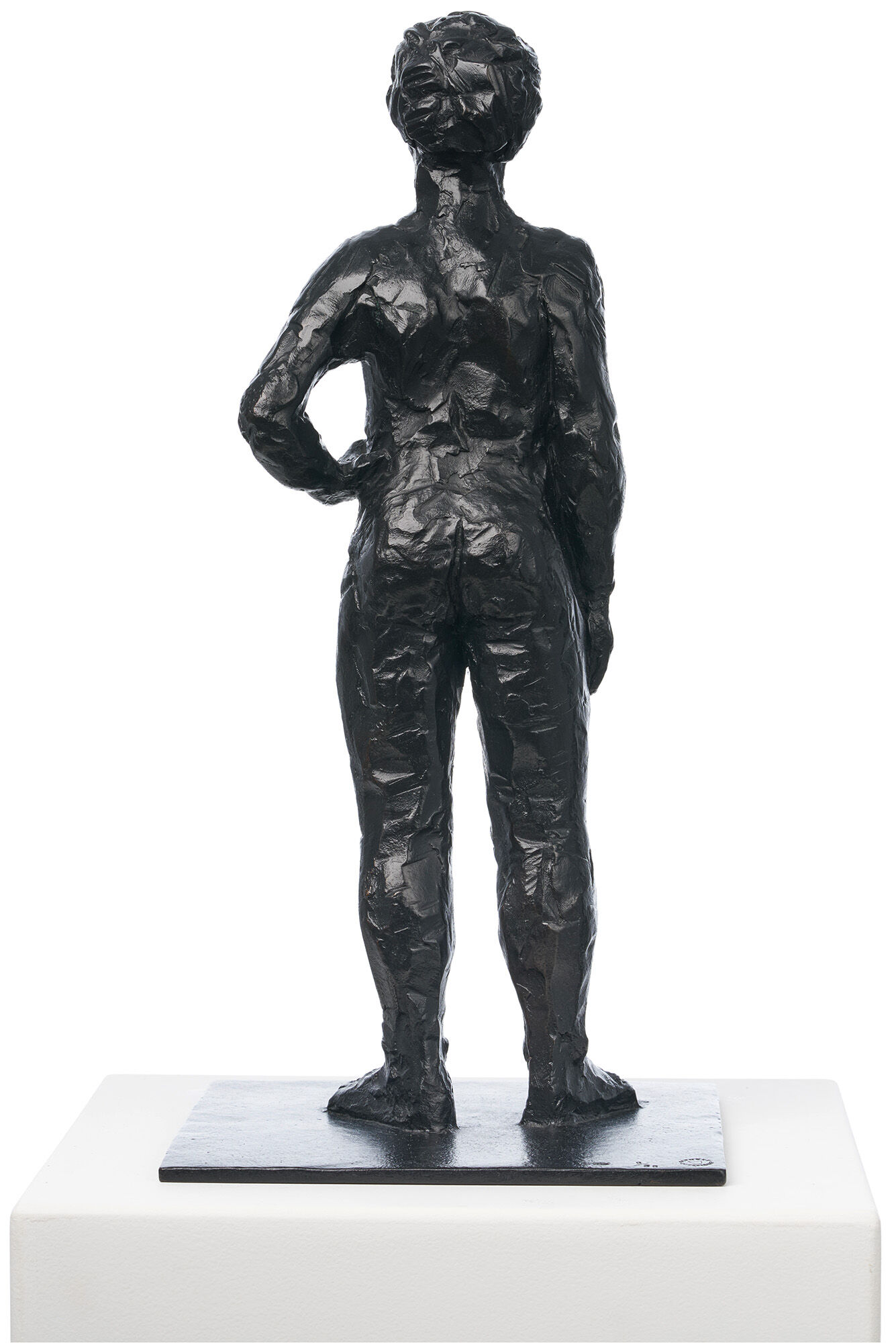 Skulptur "Stehender nackter Mann" (1999), Bronze von Stephan Balkenhol