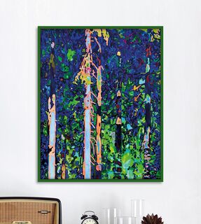 Bild "Deep Green 01.26" (2026) (Unikat)