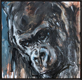 Picture "Gorilla 104" (2024) (Unique piece) by Ralf Koenemann