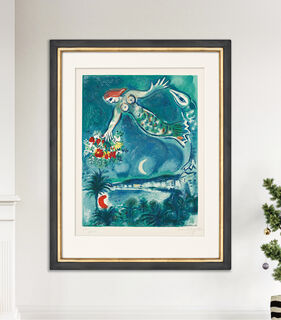 Bild "Sirene et Poisson", from "Nice and the Côte d'Azur" (1967) von Marc Chagall