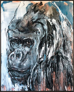 Picture "Gorilla_102" (2024) (Unique piece) by Ralf Koenemann