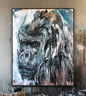 Picture "Gorilla_102" (2024) (Unique piece) by Ralf Koenemann