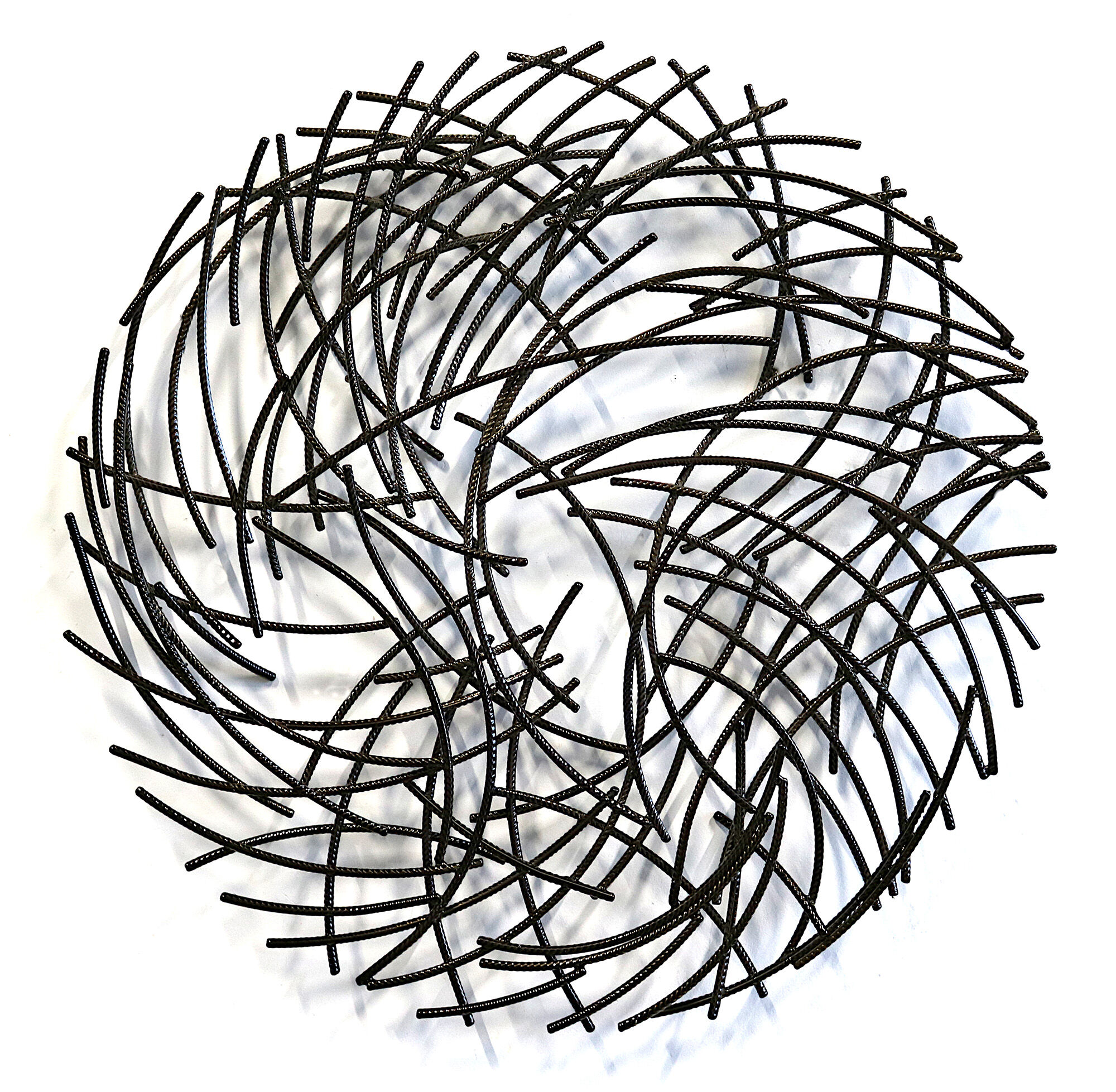 Objet mural "Nuage métal fumé" (2026) (Pièce unique) de Christine Liebich