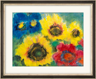 Bild "Sonnenblumen" (2020) (Unikat)