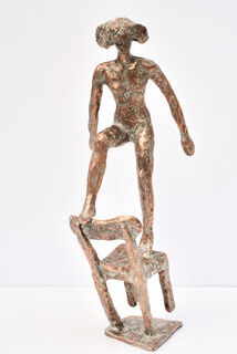 Skulptur "Pina-Freude" (2019), Bronze