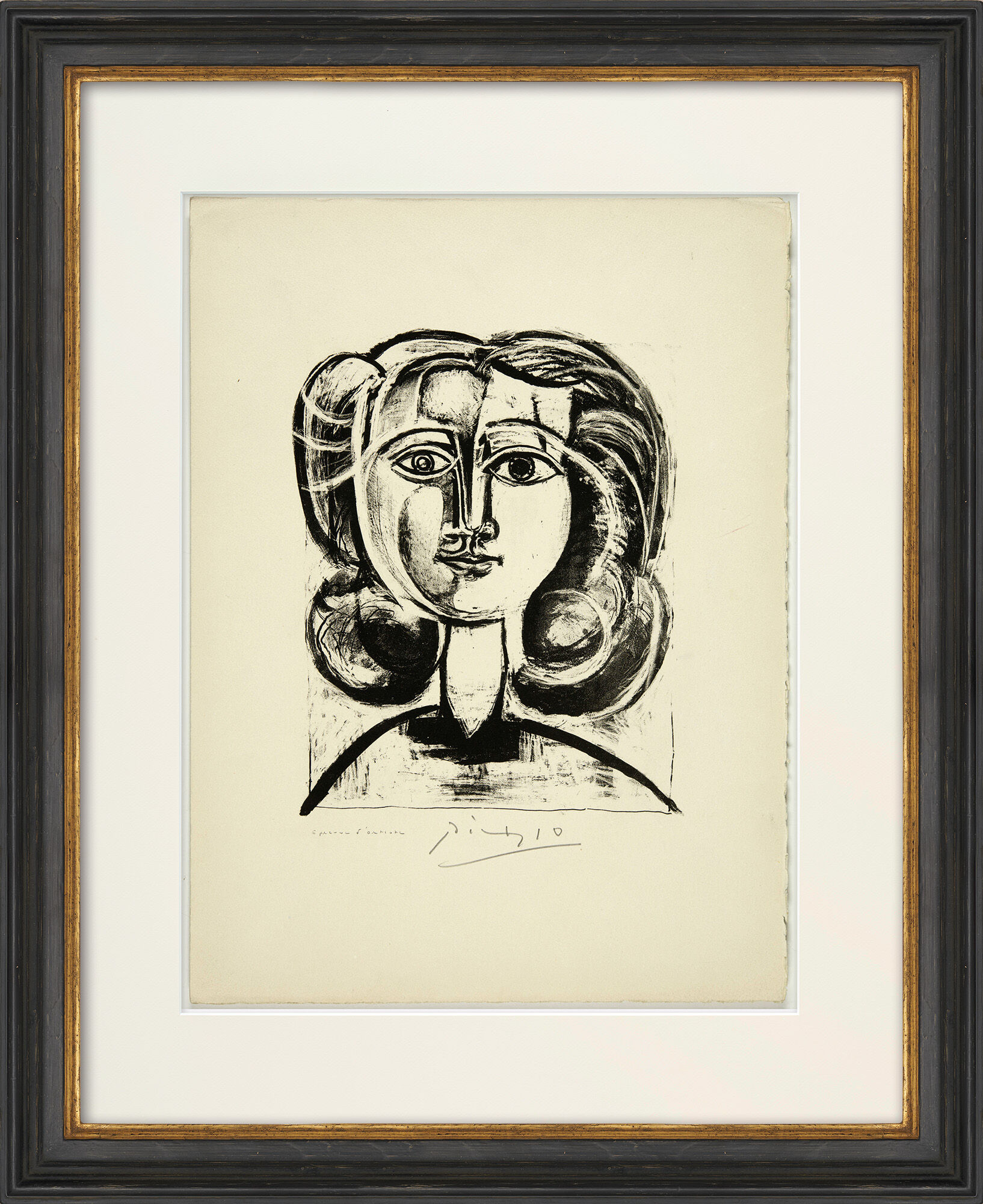 Picture "Tête de Jeune Fille" (1945) by Pablo Picasso