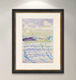 Picture "Lake in Front of Hilly Landscape (Lake Zurich)" (1934) (Unique piece) by Ernst Ludwig Kirchner
